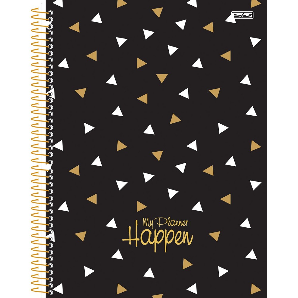 Planner São Domingos 92 Folhas Espiral Permanente Happen Sortido