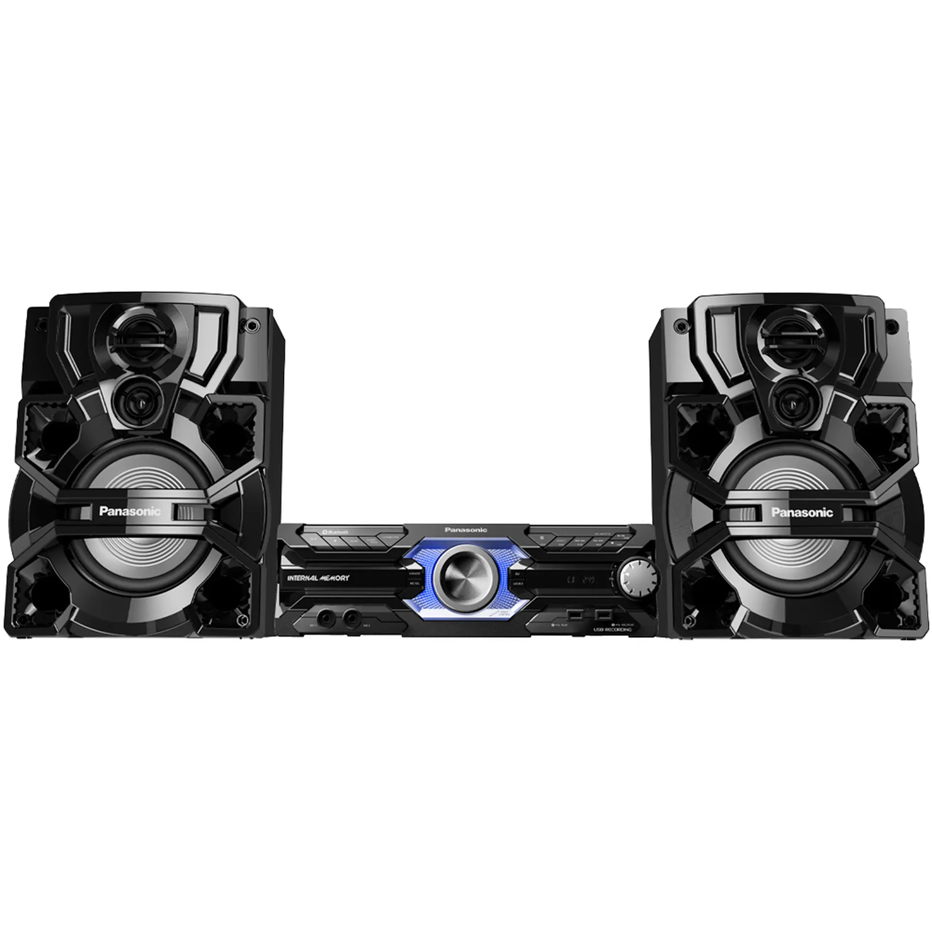 Mini System Panasonic AKX710 1800W Bluetooth Duplo USB Karaokê