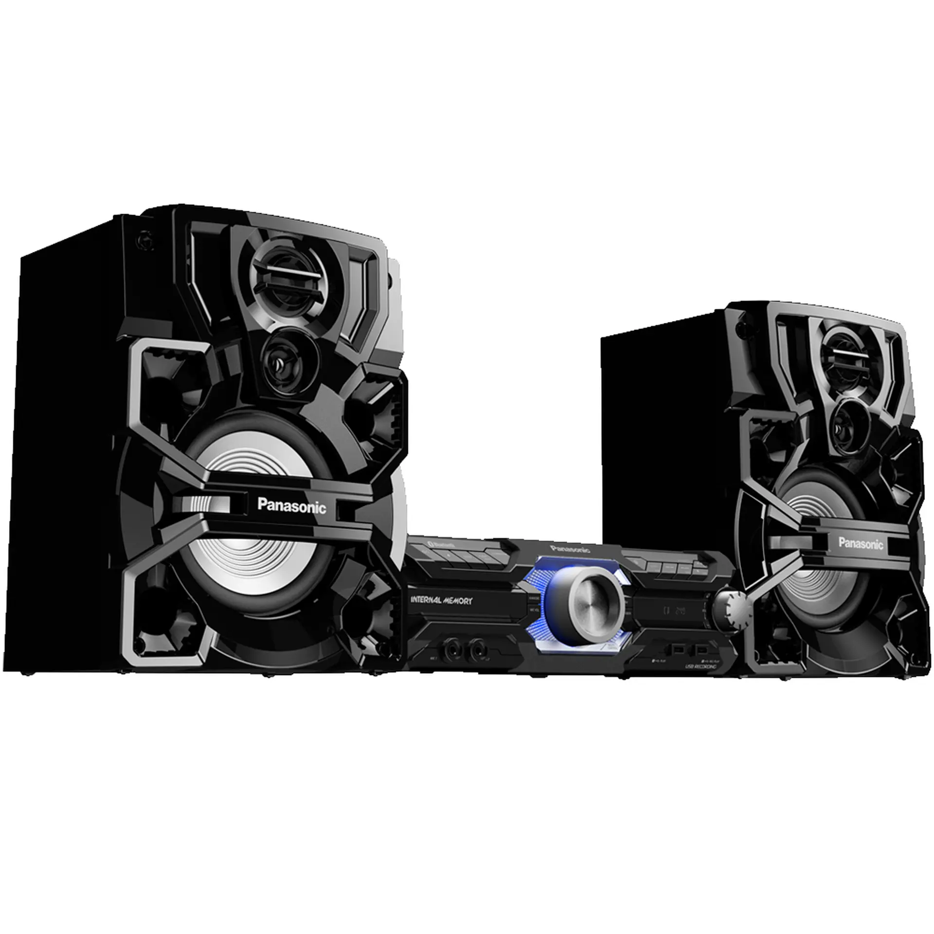 Mini System Panasonic AKX710 1800W Bluetooth Duplo USB Karaokê