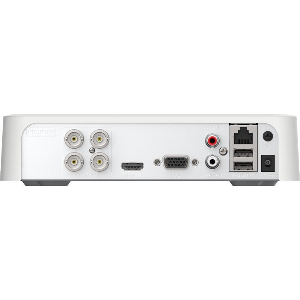 DVR Turbo HD Mini Lite 1U H.265  Hikvision 4 Canais Híbrido HLDVR104GM1T