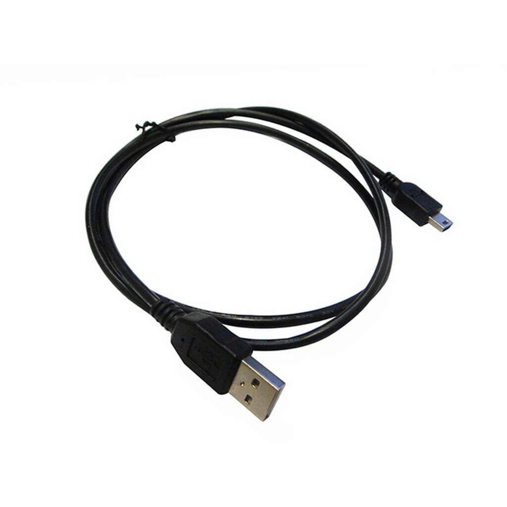 Cabo USB A-Macho - Mini 5 Pinos Macho 1,8 Metros Preto - Seccon - HL-US003-1.8M-SW