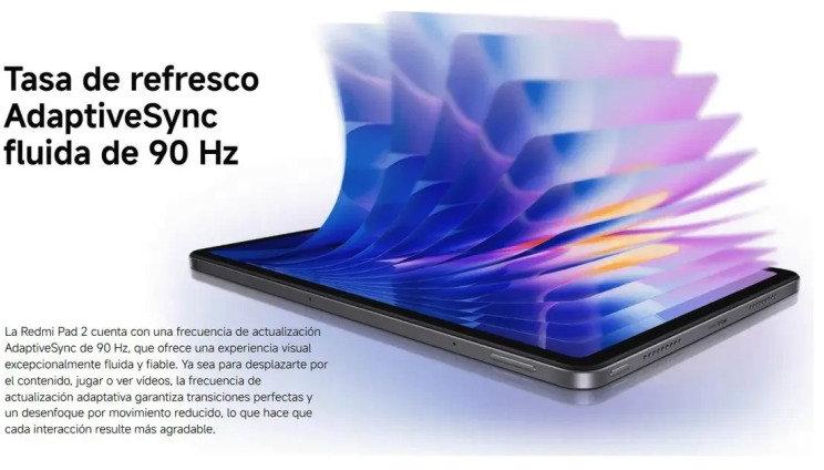 Tablet Xiaomi Redmi Pad 2 11 8 GB RAM 256 GB Preto