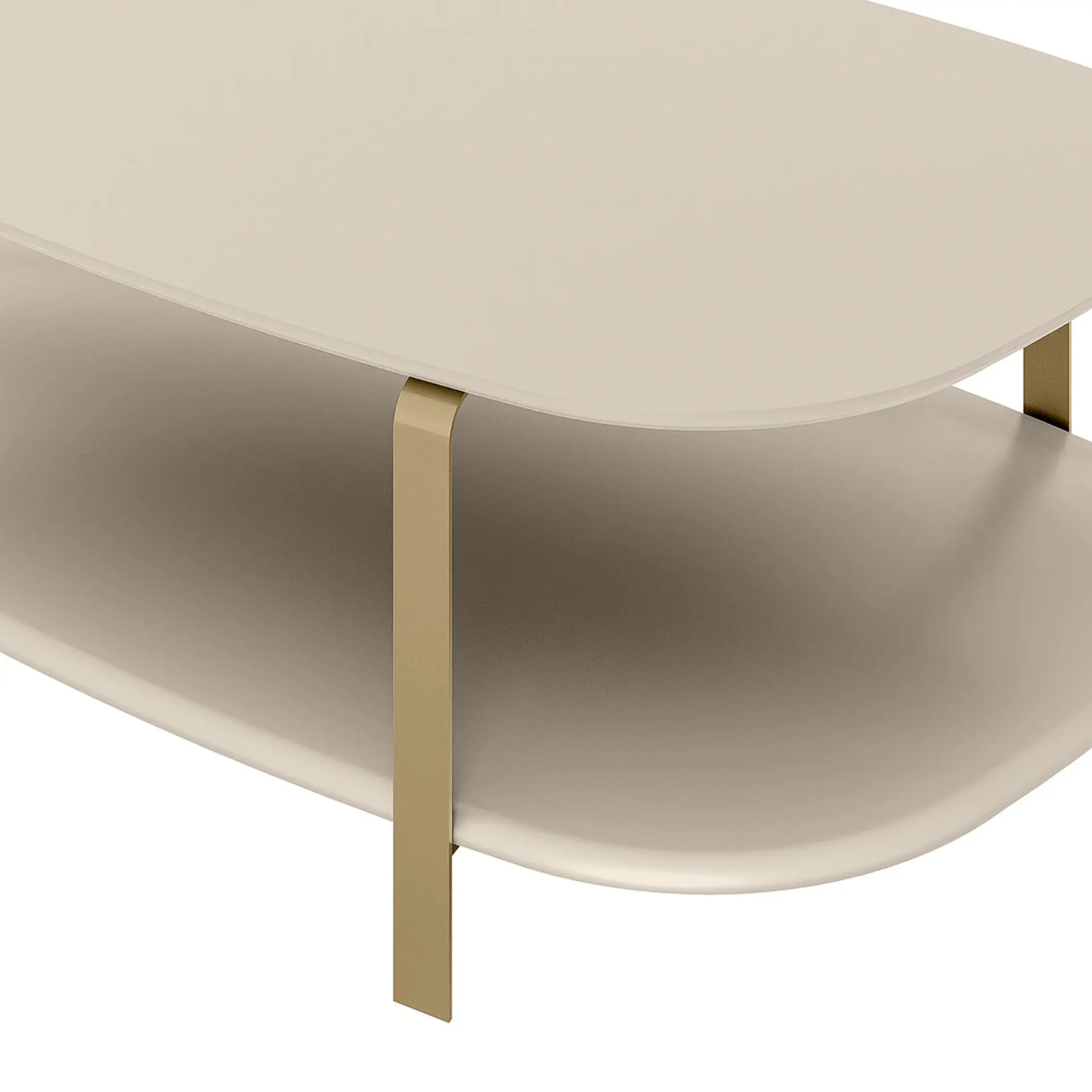 Mesa de Centro MDF Olimpo Linea Brasil - Off White