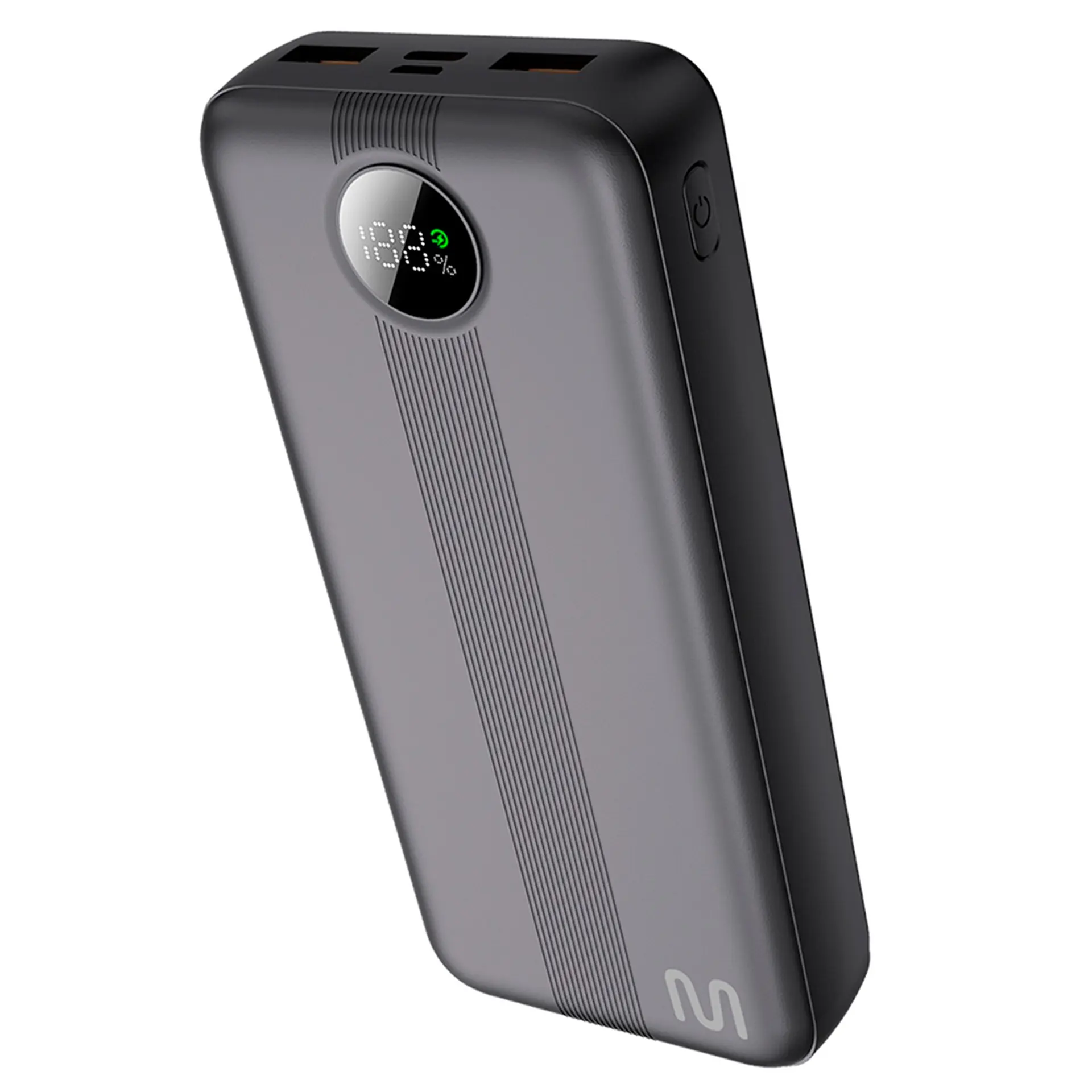 Carregador Portátil 20.000 mAh USB Multi CB176 - Preto - Bivolt