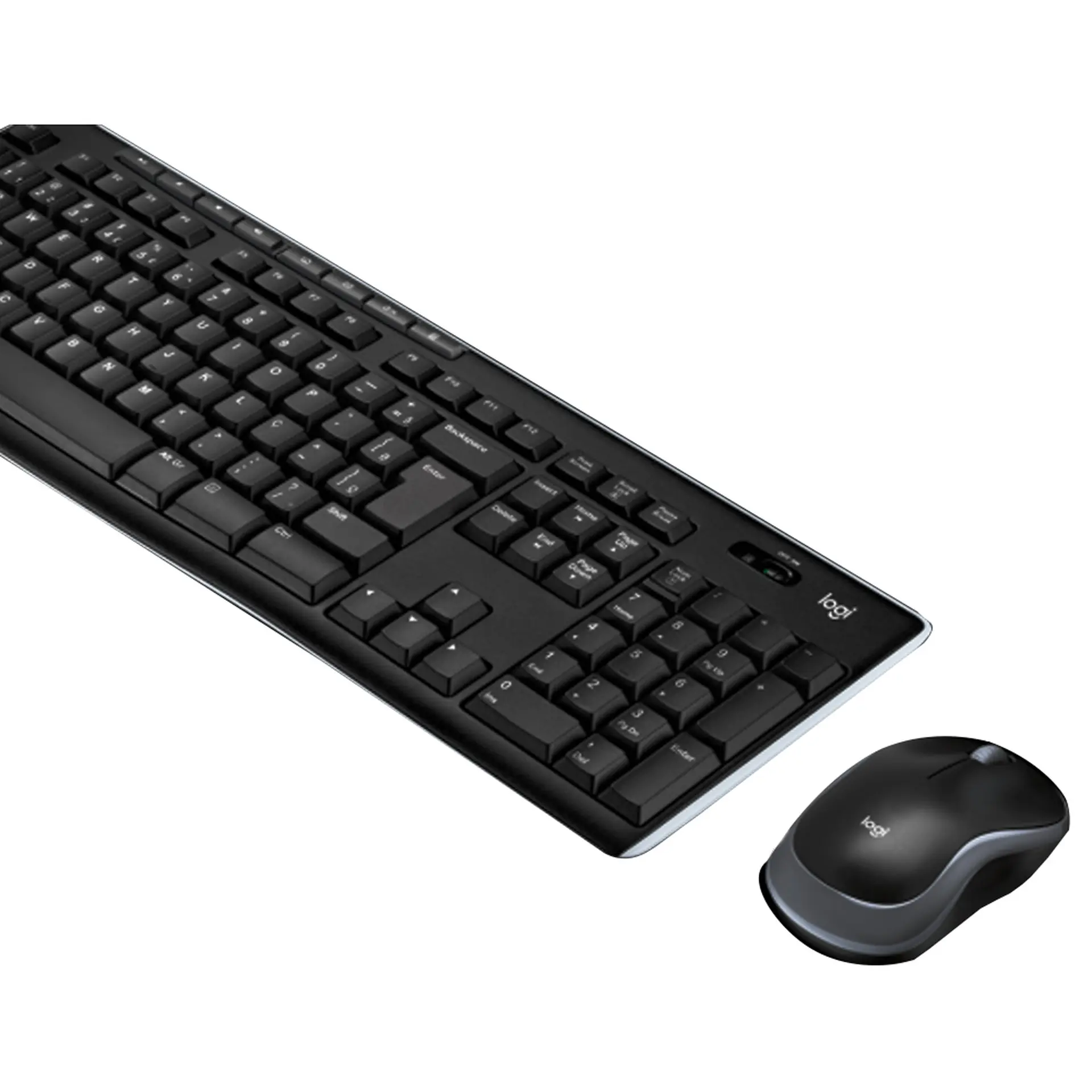 Kit Teclado e Mouse Sem Fio Wireless Logitech MK270 USB 920-004433 - Preto