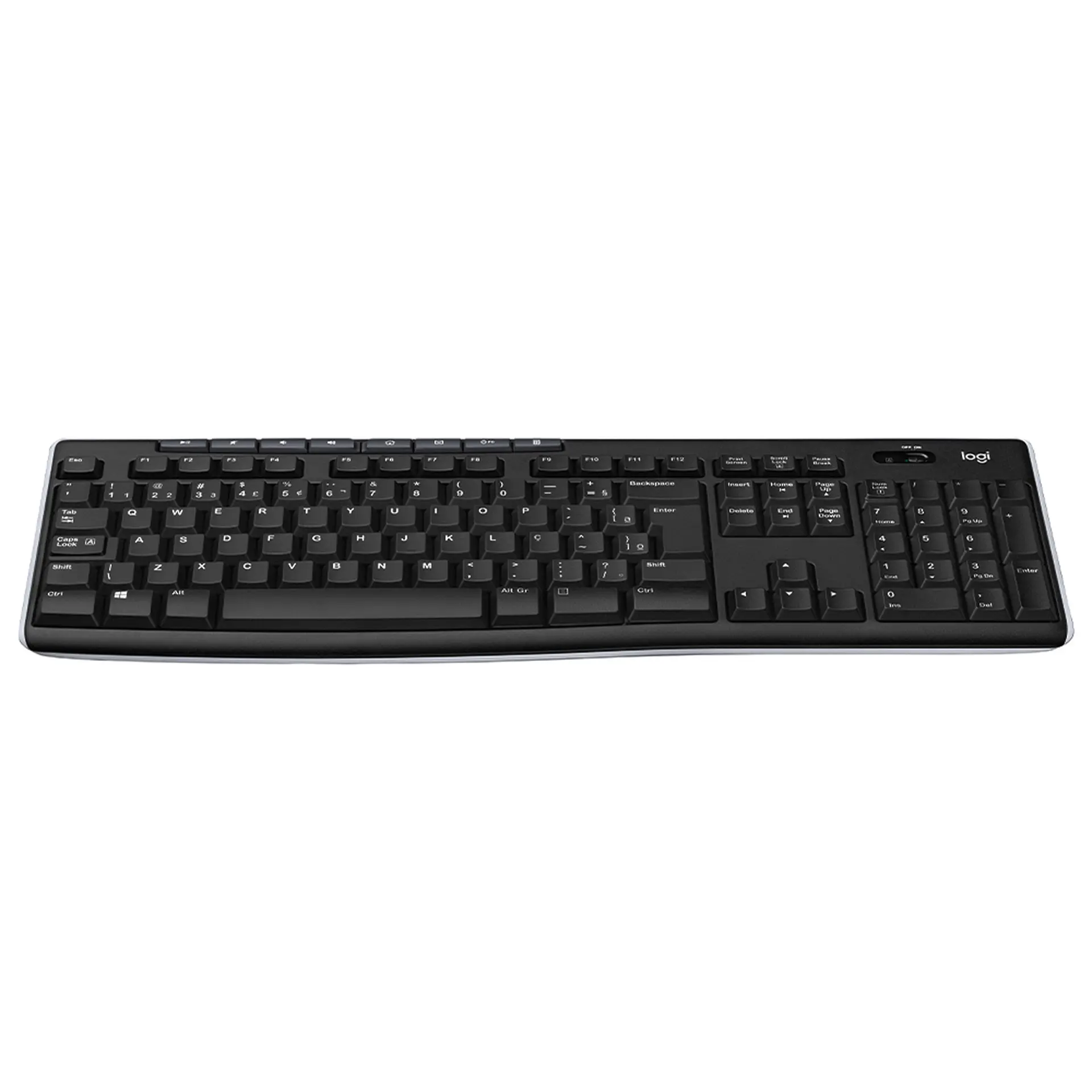 Kit Teclado e Mouse Sem Fio Wireless Logitech MK270 USB 920-004433 - Preto