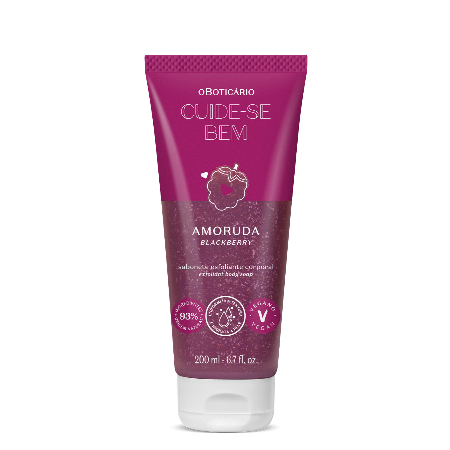 Sabonete Esfoliante Corporal Cuide-se Bem Amoruda 200ml