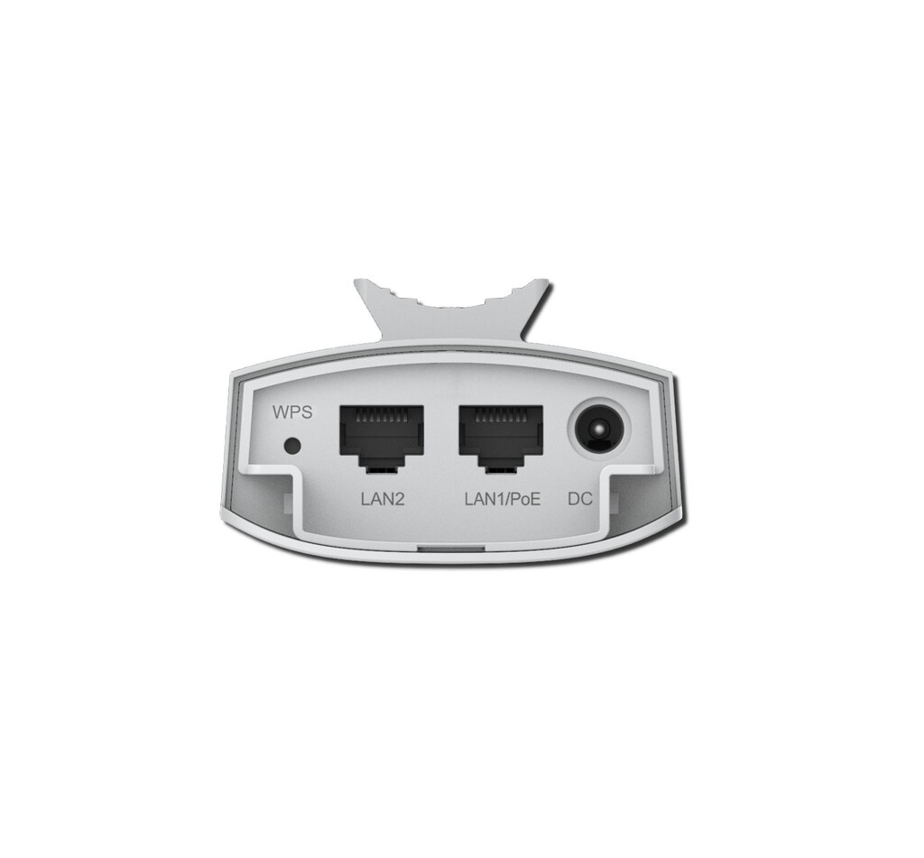Rádio CPE 500 Metros 2,4Ghz 8dBi com Antena Integrado PoE Ruijie I Reyee - RG-EST100-E - com Fonte - Vendido o Par