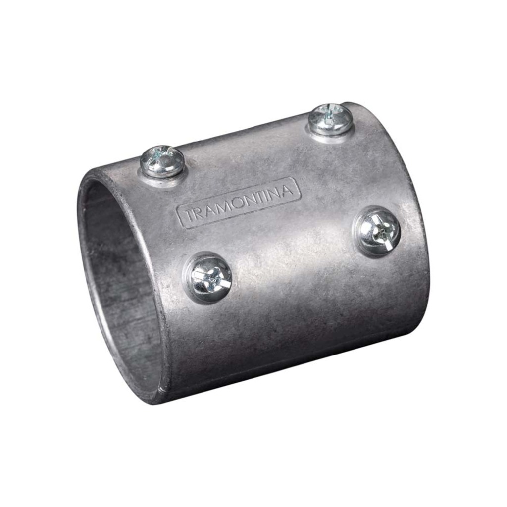Luva de Emenda sem Rosca Alumínio de 1.1/2 Polegadas Flexor Tramontina - 56131/025 - Vendido Unitário
