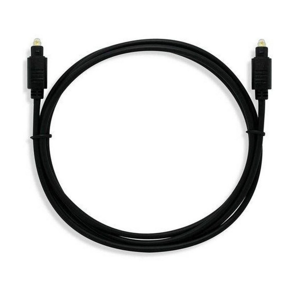 Cabo de Fibra Óptica Toslink Preto 1,0 Metros Multi - WI291