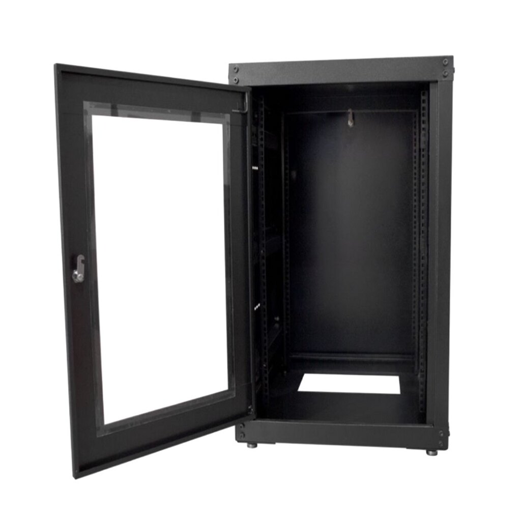 Rack para Servidor Piso 24U 670mm 19POL Preto Porta Acrílico GForce 417 - Desmontado
