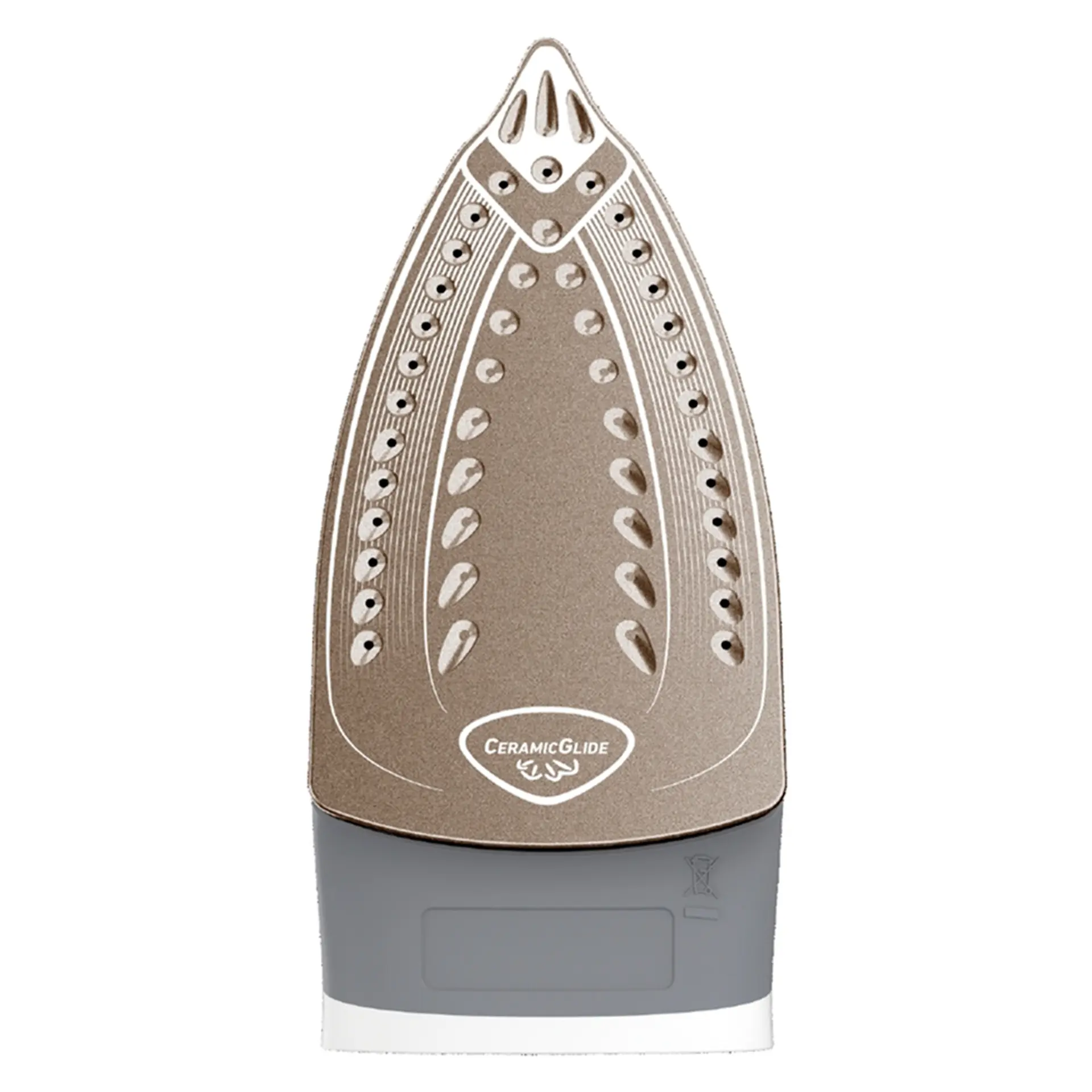 Ferro de Passar a Vapor Arno Steamgliss FSGC Base Ceramic Glide 1200W - Rosa - 220 Volts