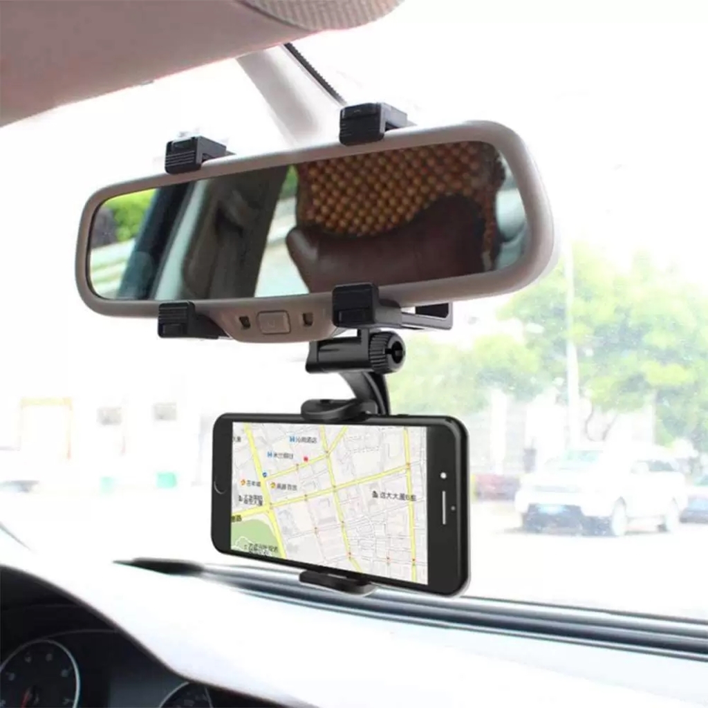 Suporte de Celular e GPS para Carro Retrovisor com Rotação em 270° X-cell XCSP23