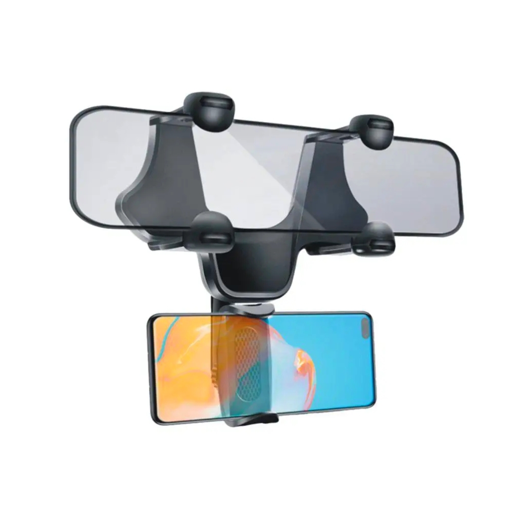Suporte de Celular e GPS para Carro Retrovisor com Rotação em 270° X-cell XCSP23