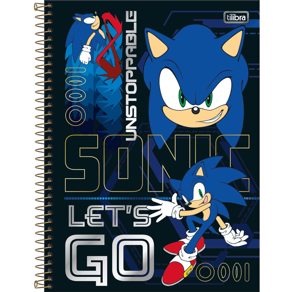 Caderno Universitário Tilibra Sonic Capa Dura 80 Folhas 1 Matéria Sortido
