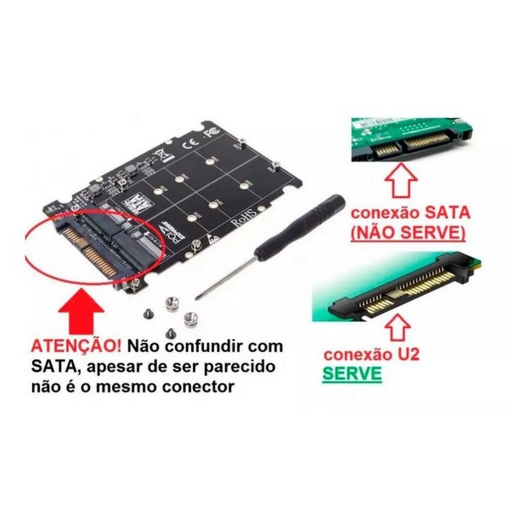 Case para M2 / NVME SAS F3 - 619