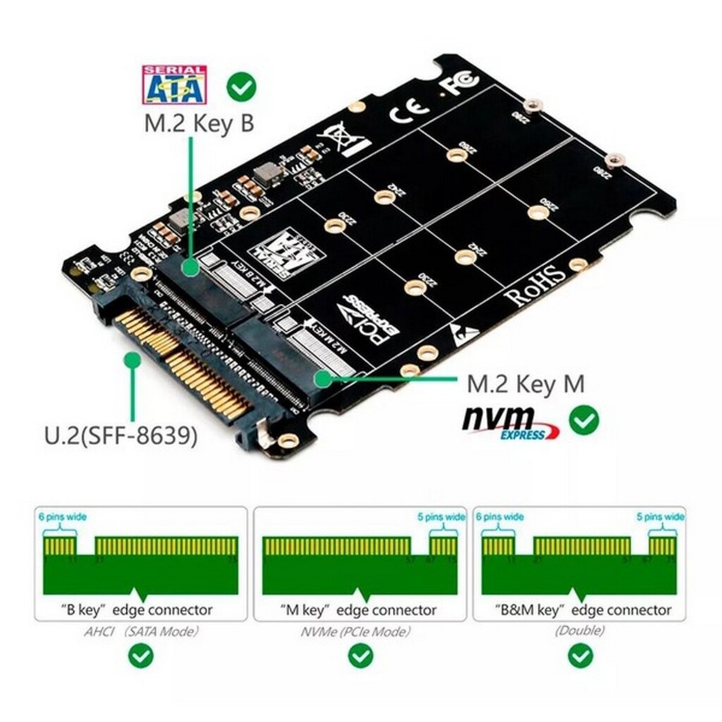 Case para M2 / NVME SAS F3 - 619
