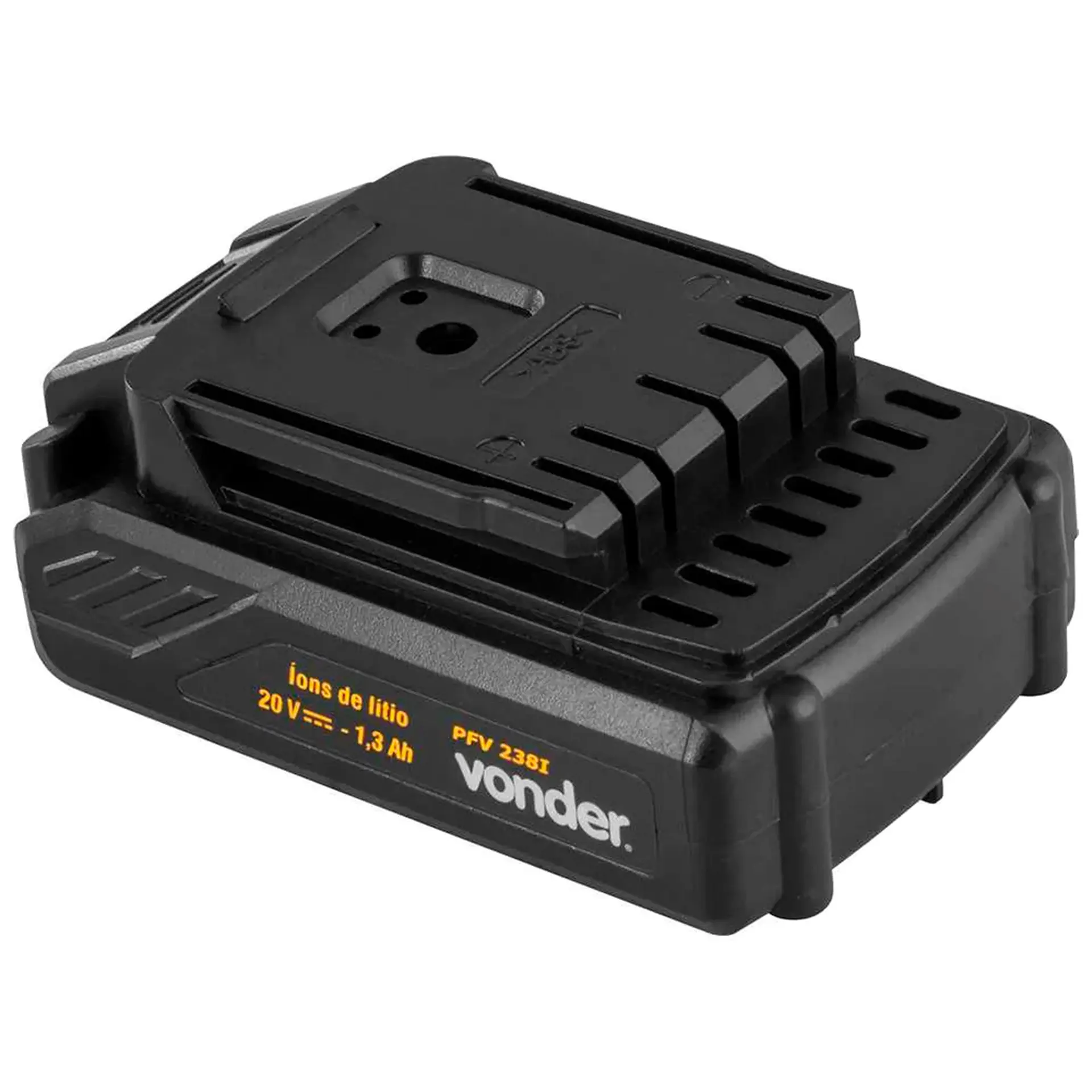 Parafusadeira Furadeira de Impacto Vonder Bateria 3/8 Polegadas PFV 238I - Preto/Amarelo - Bivolt