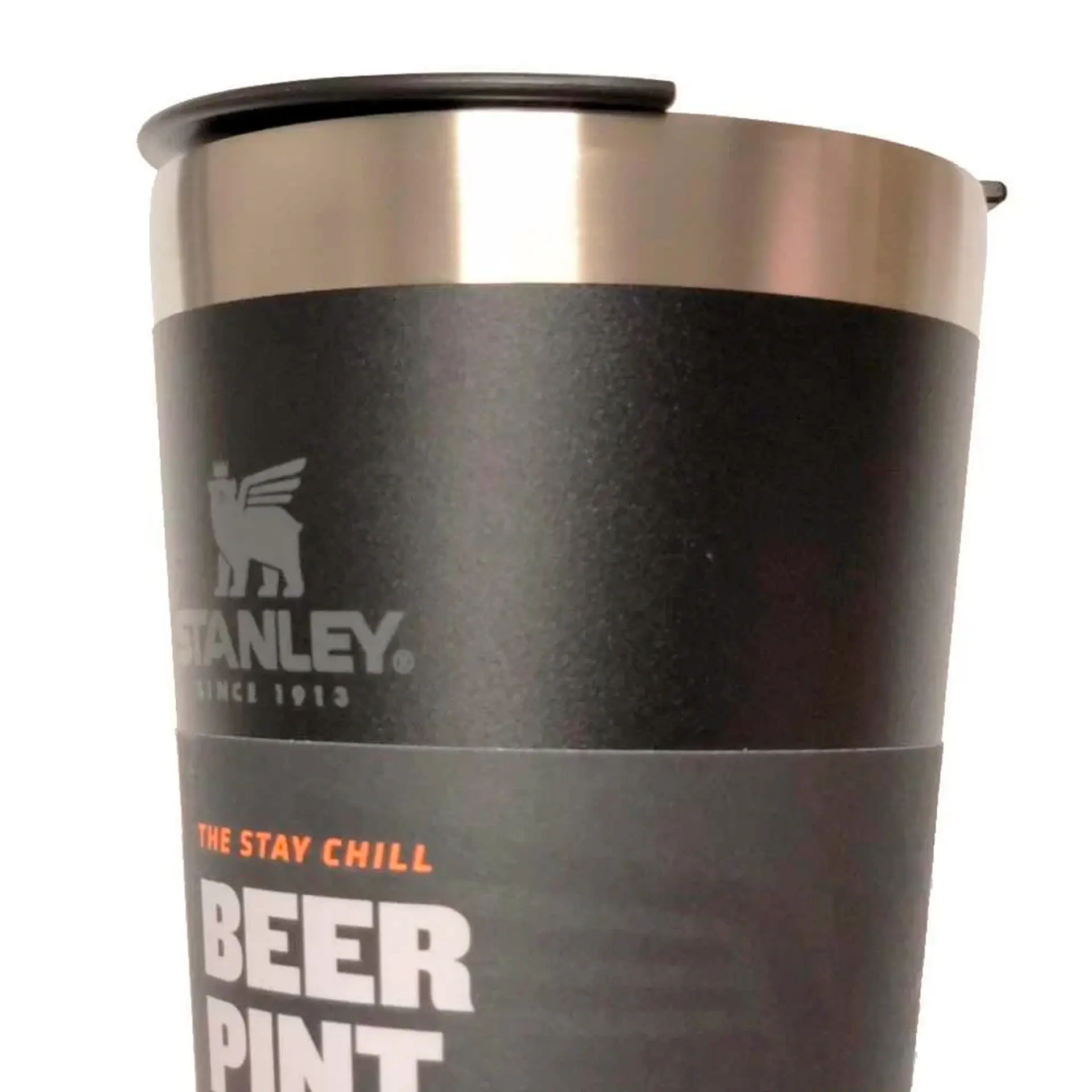 Copo Térmico Inox Stanley com Tampa 473mL - Preto