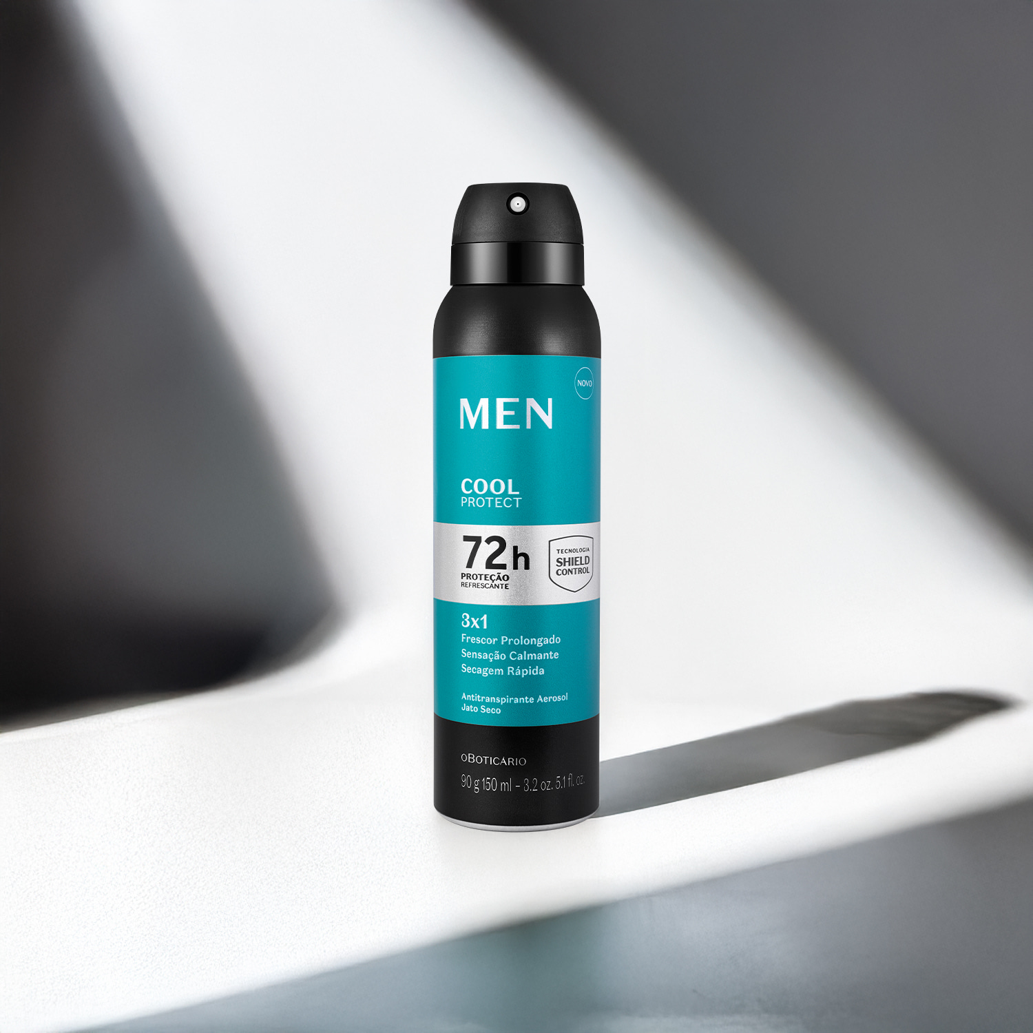 Kit Desodorante Antitranspirante Aerosol Men Cool Protect 2x90g/150ml