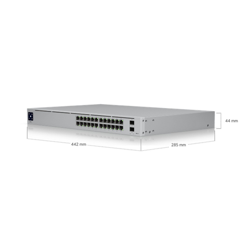 Switch Gerenciável Ubiquiti UniFi USWPRO24BR 30W 24 Portas Gigabit 2 SFP