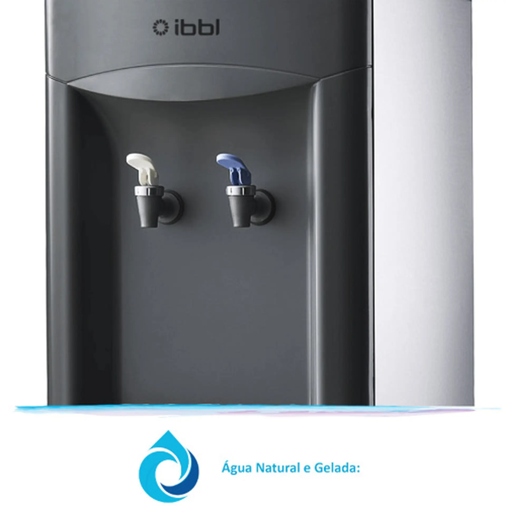 Bebedouro de Água Eletrônico Coluna Bandeja Removível IBBL GFN 2000 - Prata - 110 Volts