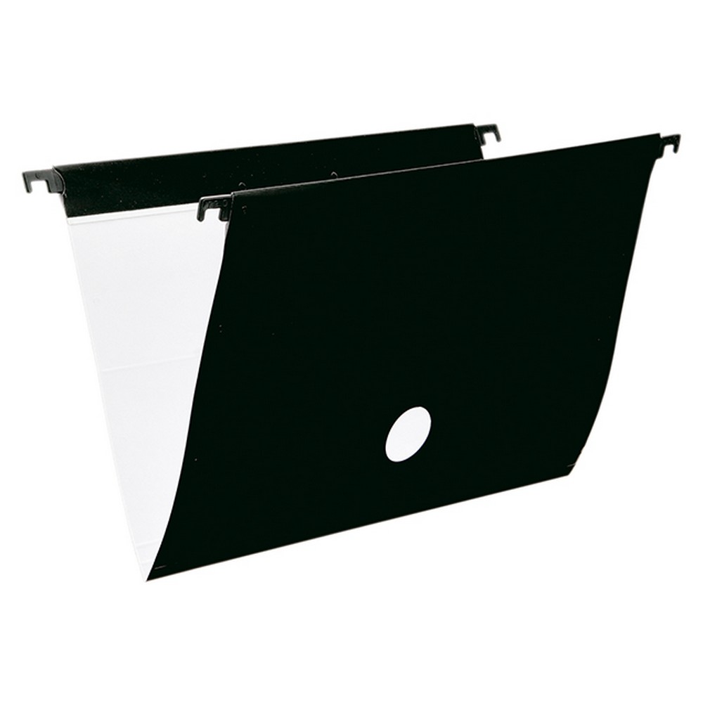 Pasta Suspensa Preto Plastificado Haste Plástico Dello Plus Unitário 0099P