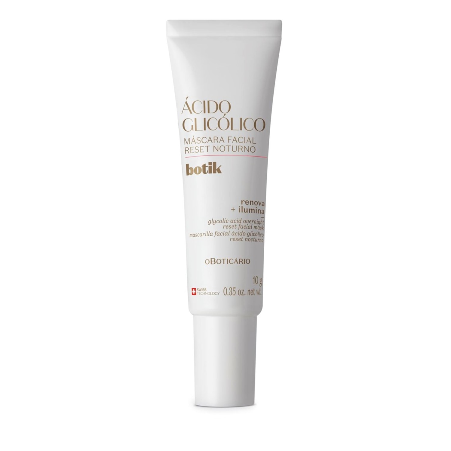 Máscara Facial Reset Noturno Botik Ácido Glicólico