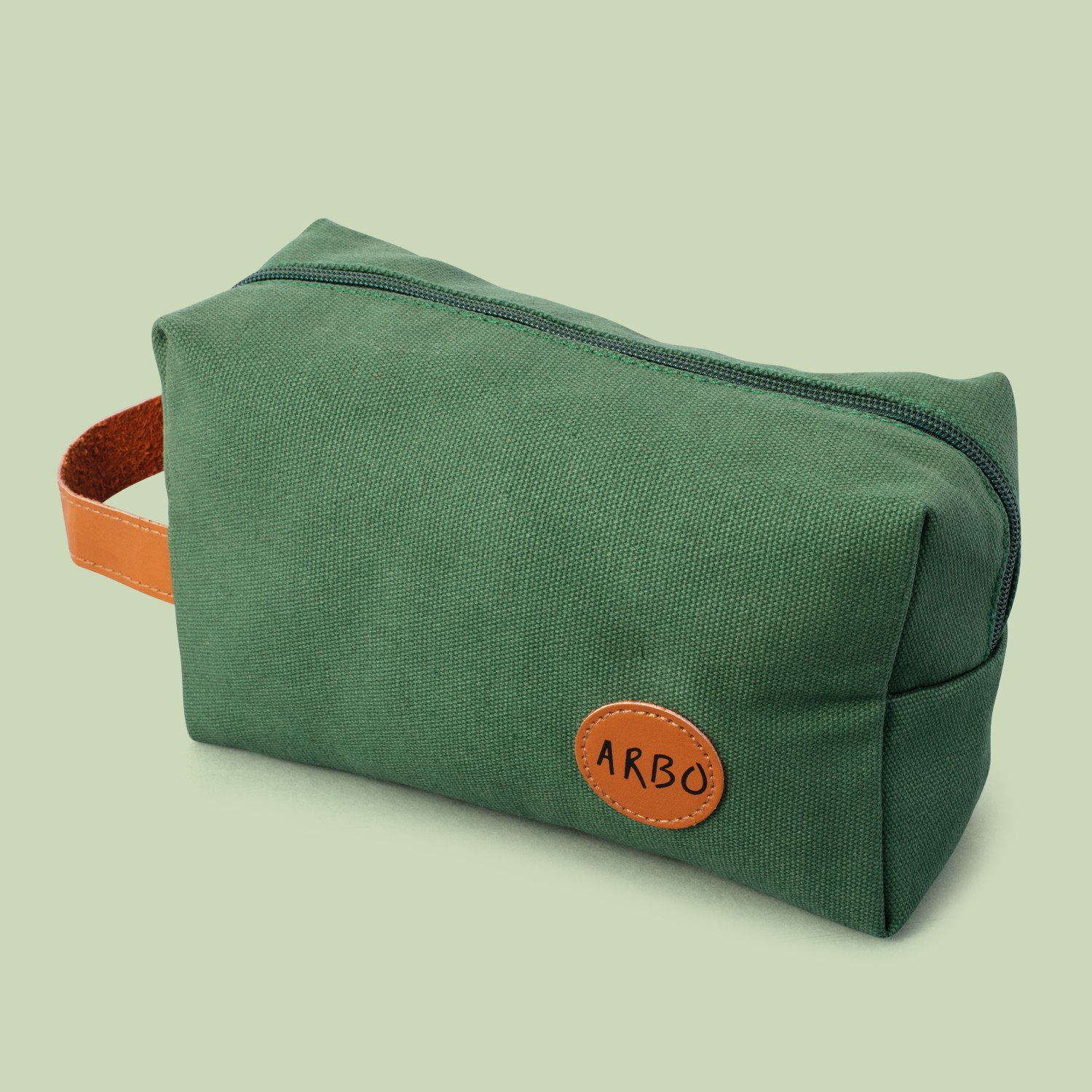Nécessaire Verde Com Alça Arbo