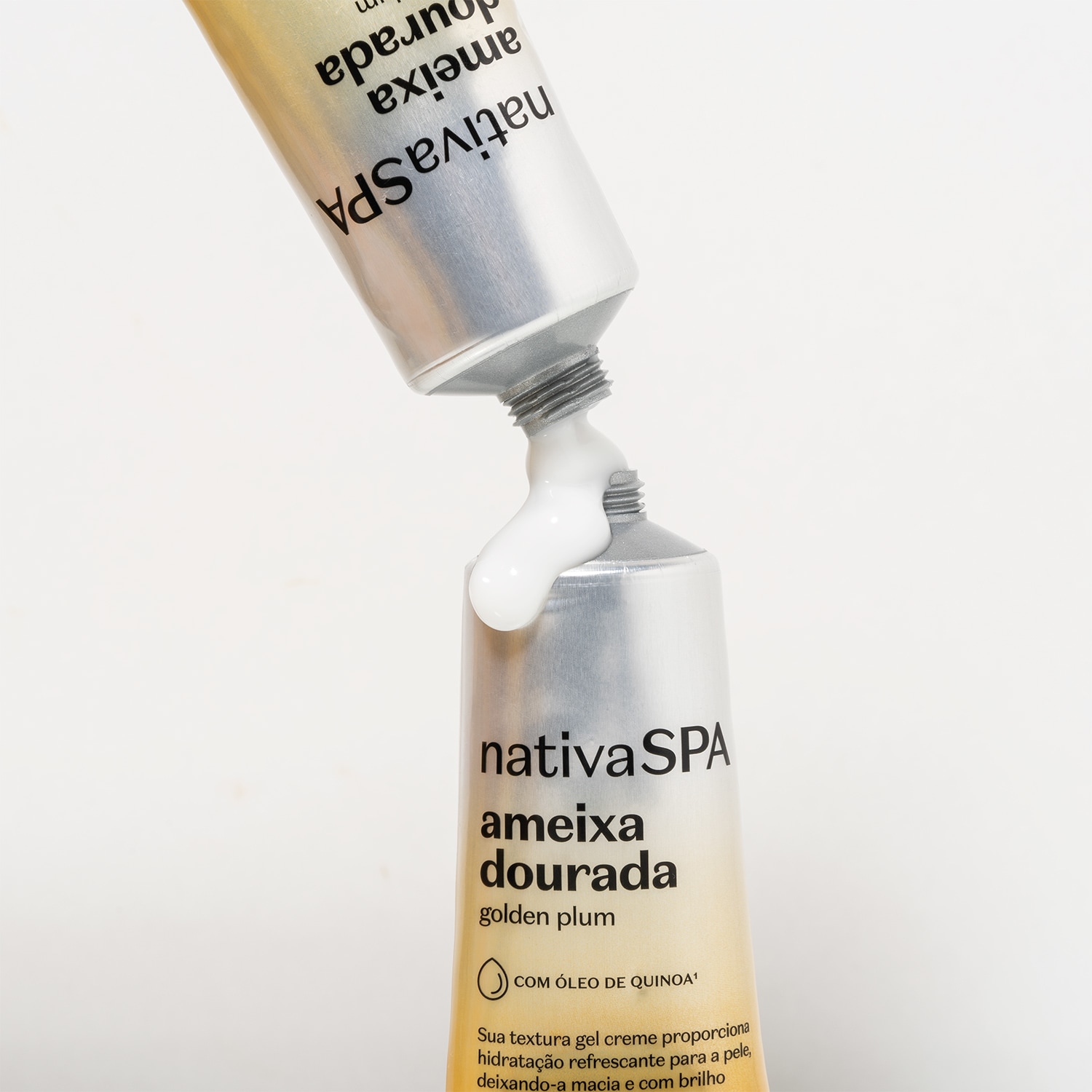Gel Creme Para as Mãos Nativa Spa Ameixa Dourada 75g