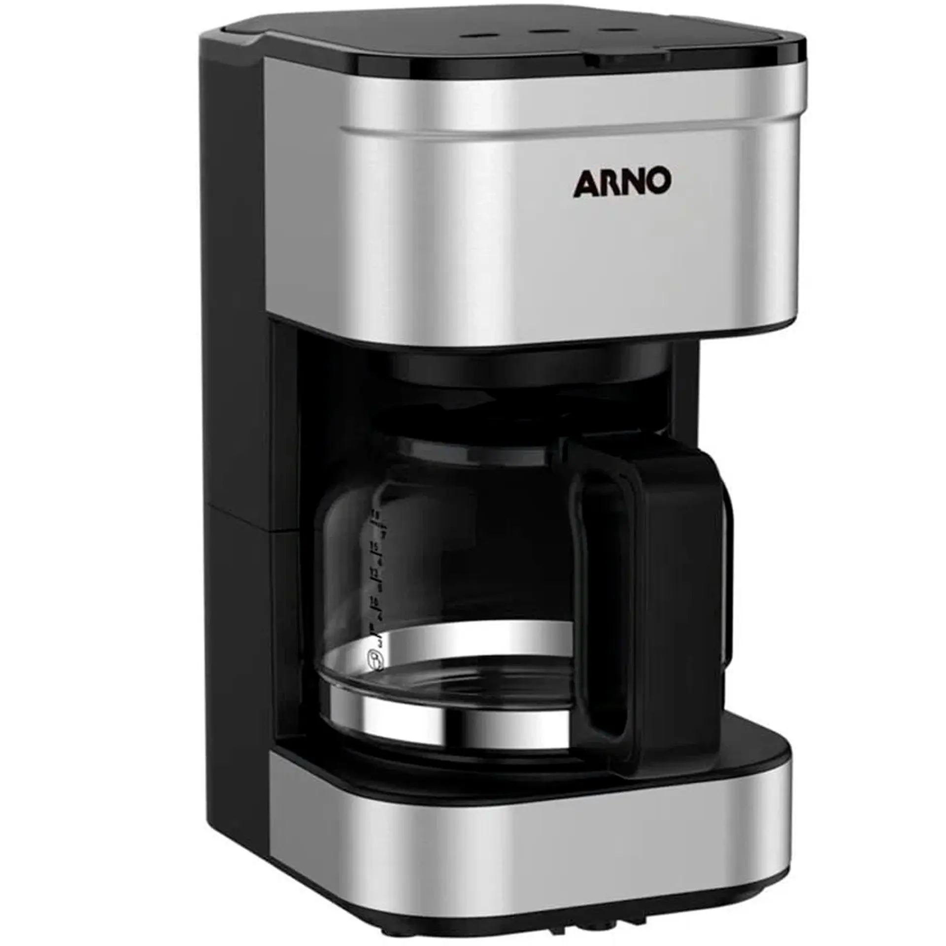Cafeteira Elétrica Arno Filtro Preferita CFPF 18 Xícaras - Preto/Inox - 110 Volts