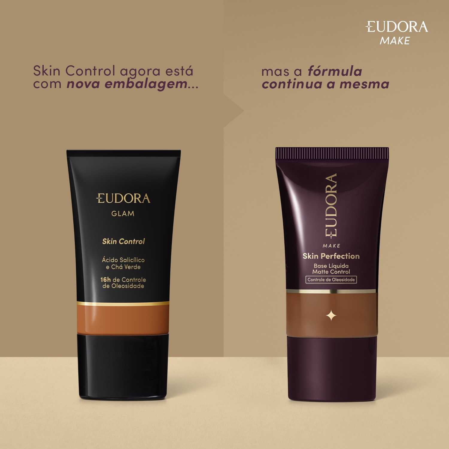 Base Líquida Eudora Make Control Skin Perfection 345N 30ml