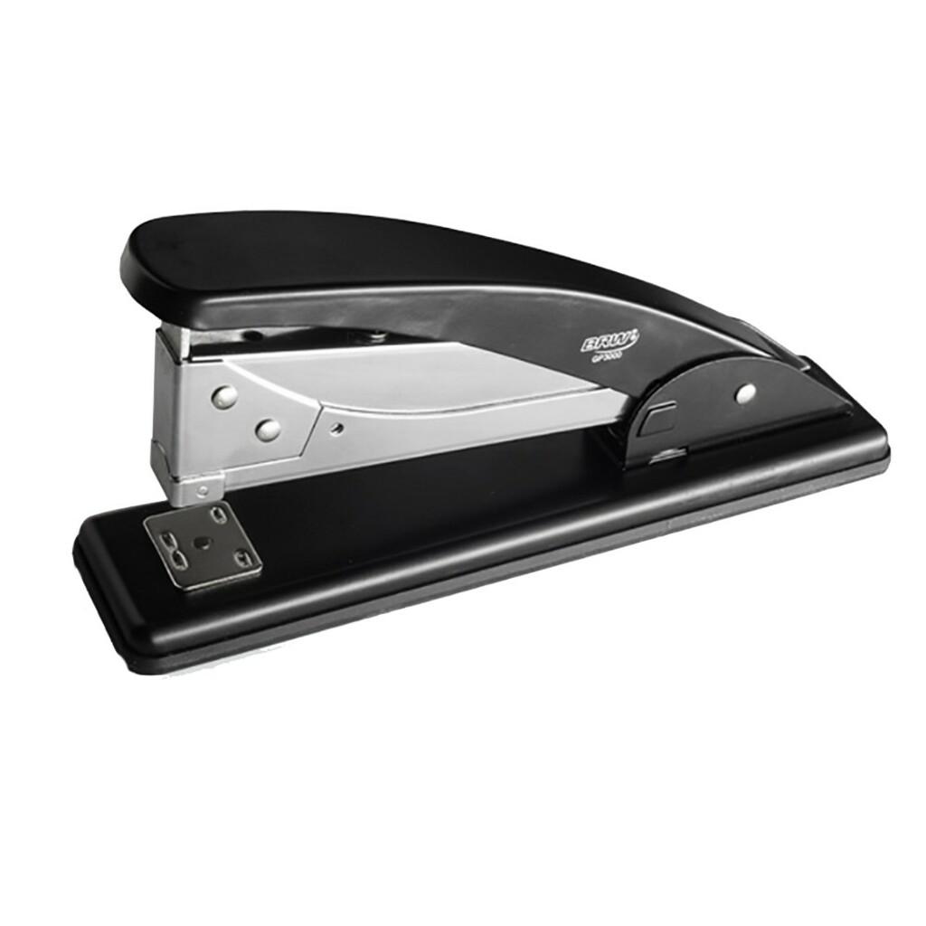 Grampeador de Mesa Metal 30 Folhas Preto BRW - Unitário - GP3000