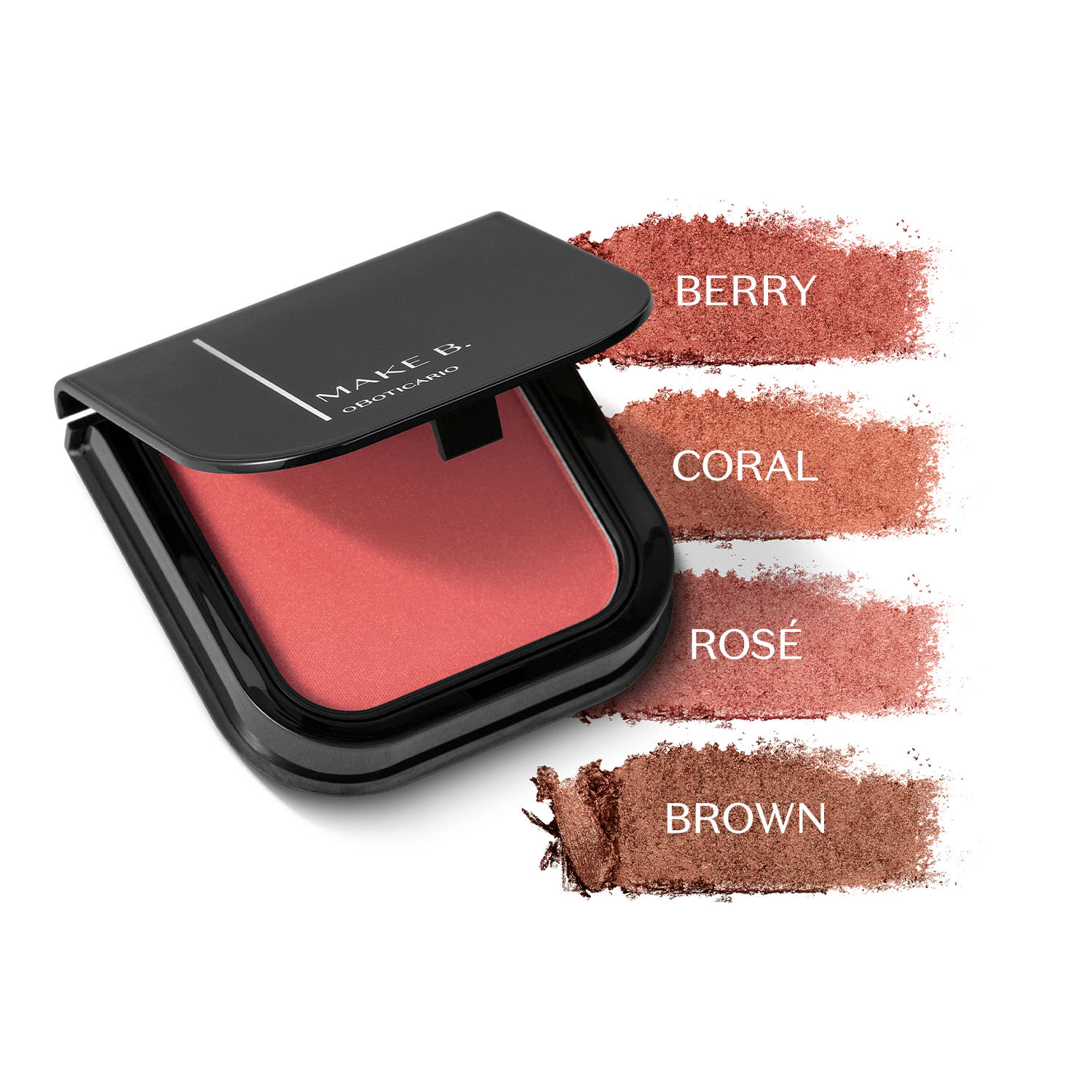 Blush em Pó Mate Luminoso Brown Make B. 5,5g