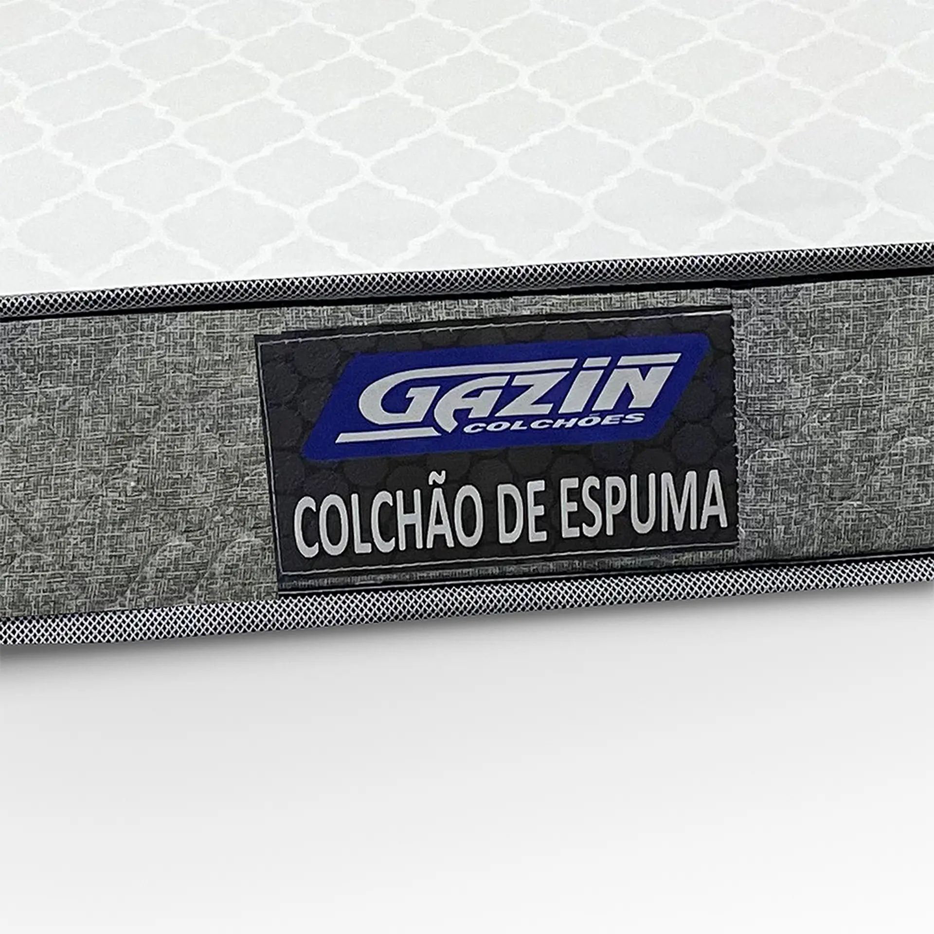 Colchão Solteiro de Espuma D20 Gazin Dunas 78x188 Double Face - Cinza