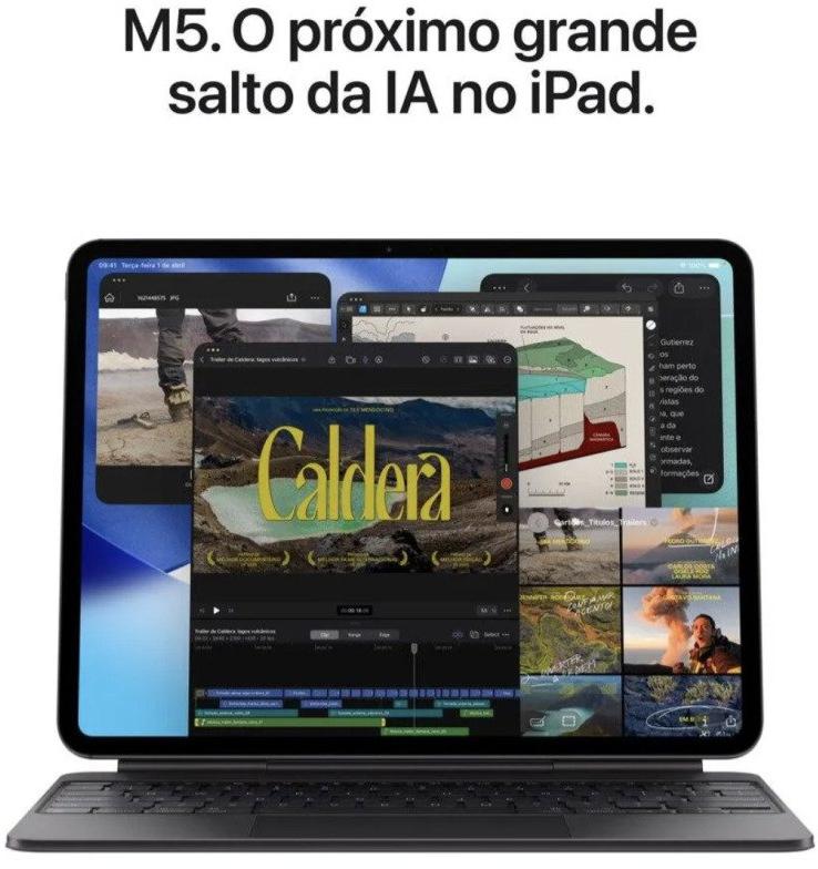 Apple Ipad Pro M5 13 Polegadas Wi-Fi Celular 512 GB Silver