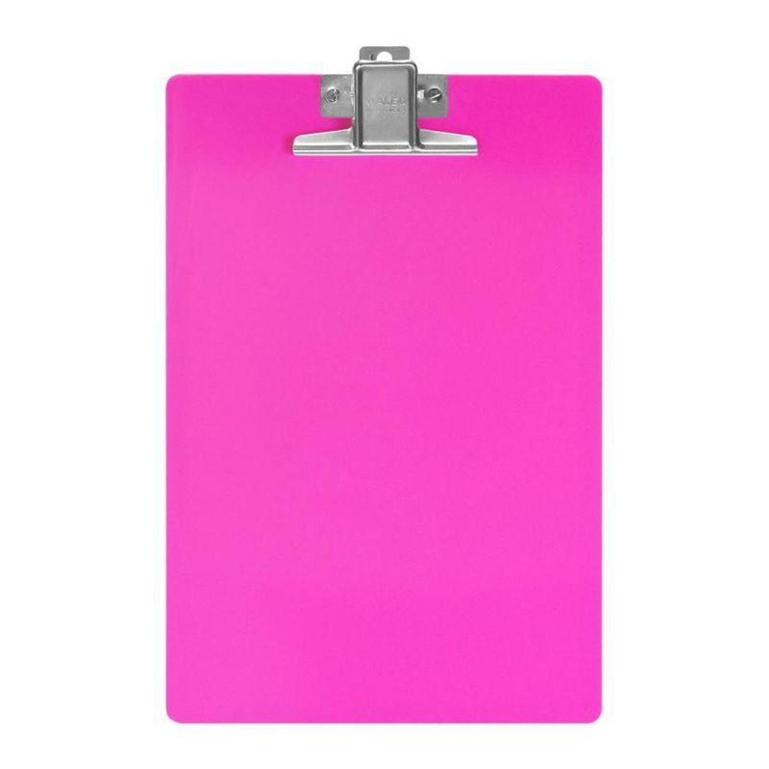 Prancheta Acrílica Waleu Super Metal Rosa