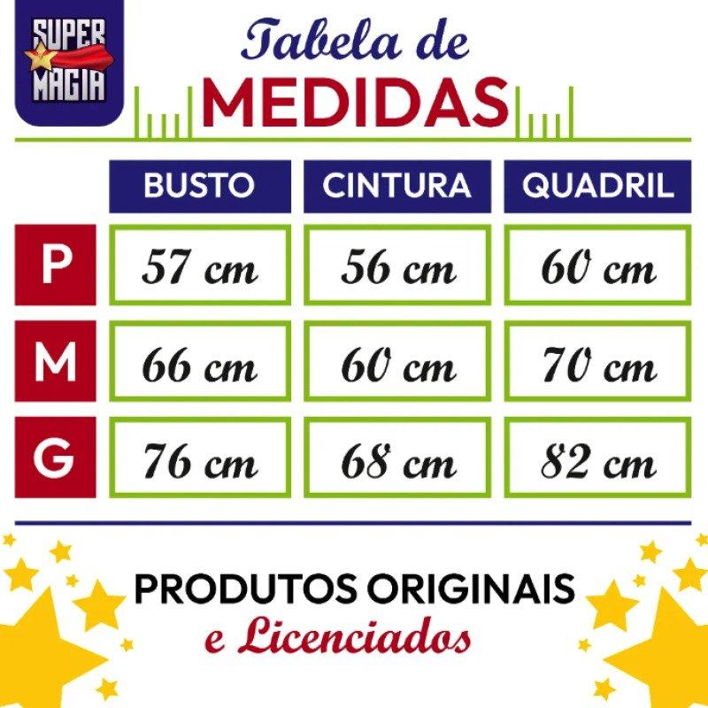 Fantasia Infantil Batman DC Comics Tam M Super Magia
