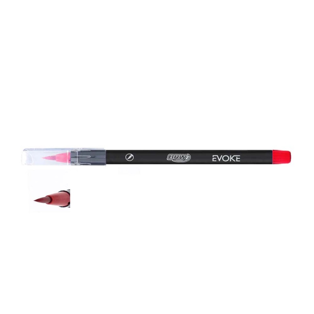 Caneta Marcador Artístico Brush Pen Red Unitário - BRW - BP0003