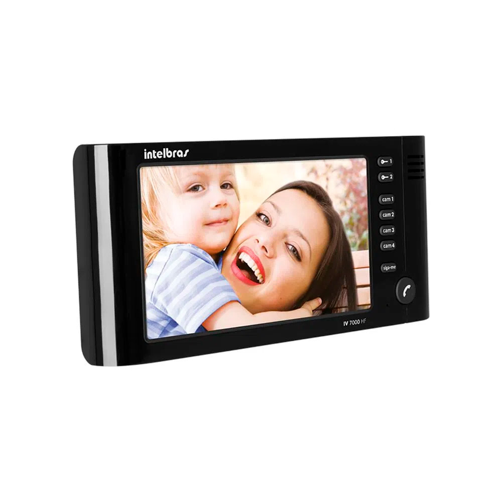 Módulo Interno Videoporteiro IV 7000 HF Preto Intelbras