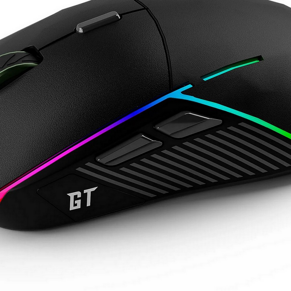 Mouse USB Gamer GOLDENTEC GT Nebula 12800 DPI Preto Led RGB 63406