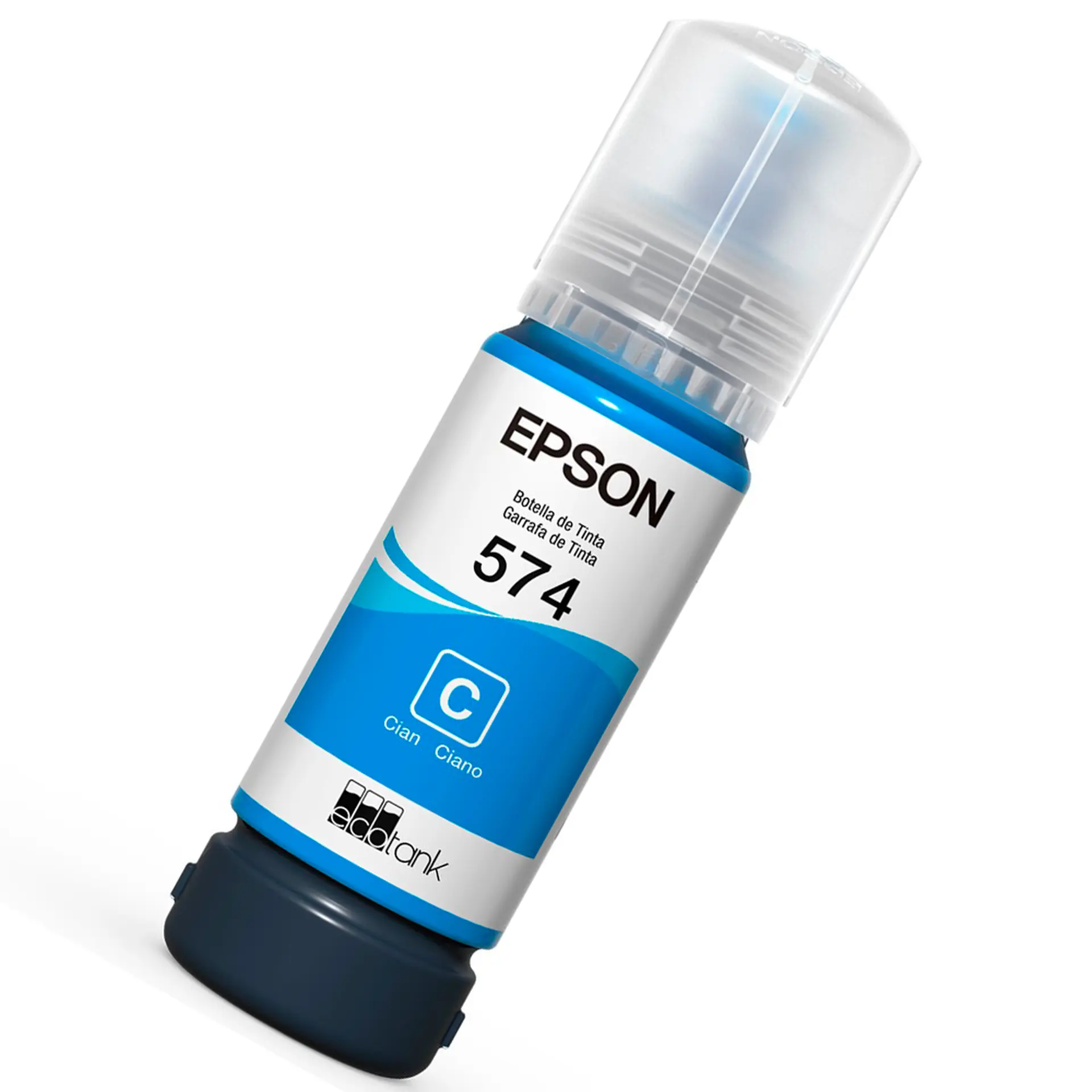 Refil para Tanque de Tinta Epson Ciano 574 até 2.100 Fotografias