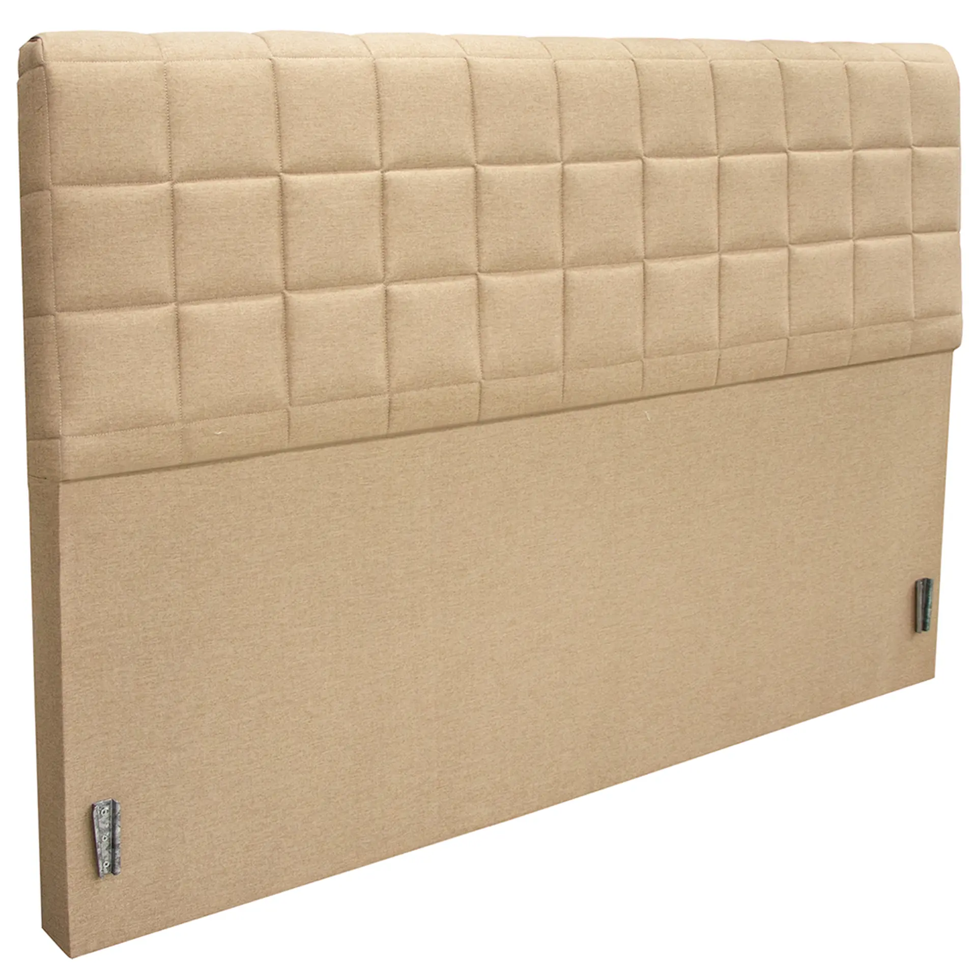 Cabeceira Queen Size 160cm Suede Roma Gazin - Areia