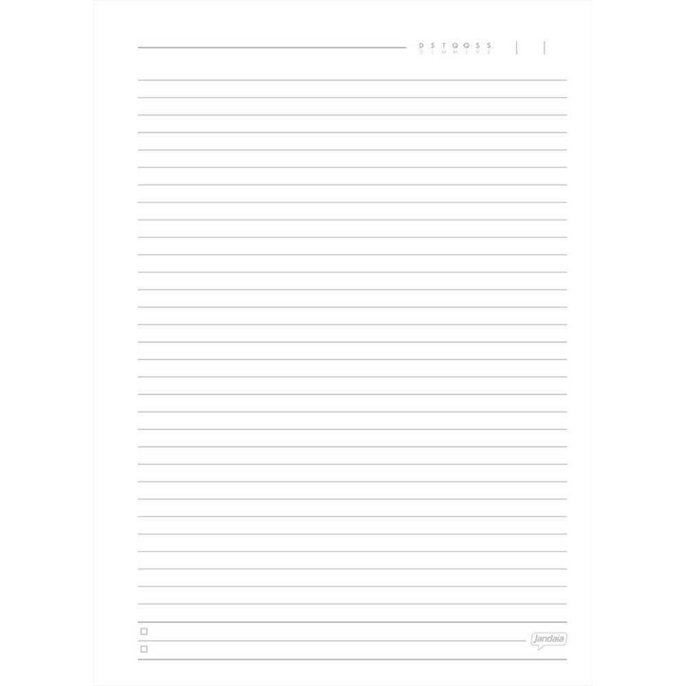 Caderno Universitário Capa Dura Espiral 15 Matérias 240 Fls 200x275 Uma Stella Margarida Unitário Jandaia 6879388