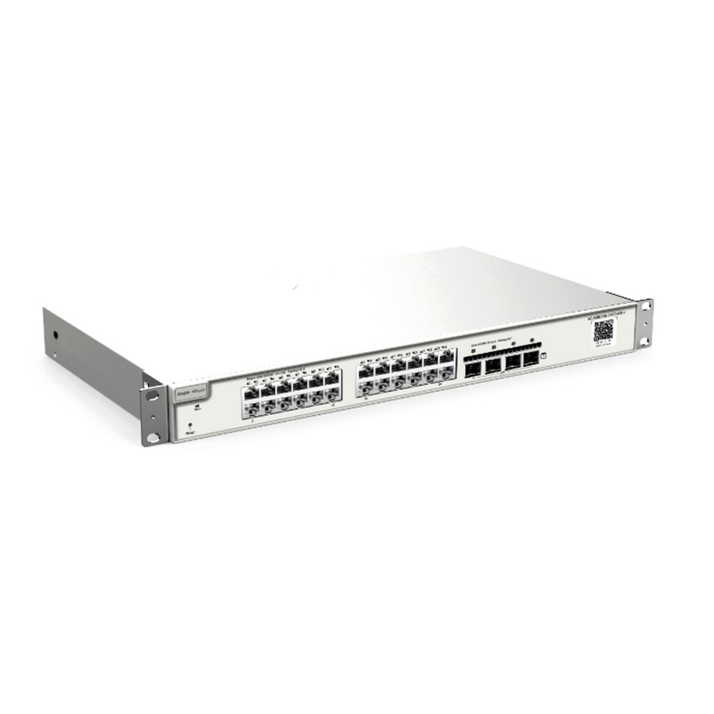 Switch Gerenciável L3 Ruijie | Reyee RG-NBS5200-24GT4XS 24 Portas Gigabit +4 SFP+ 10G