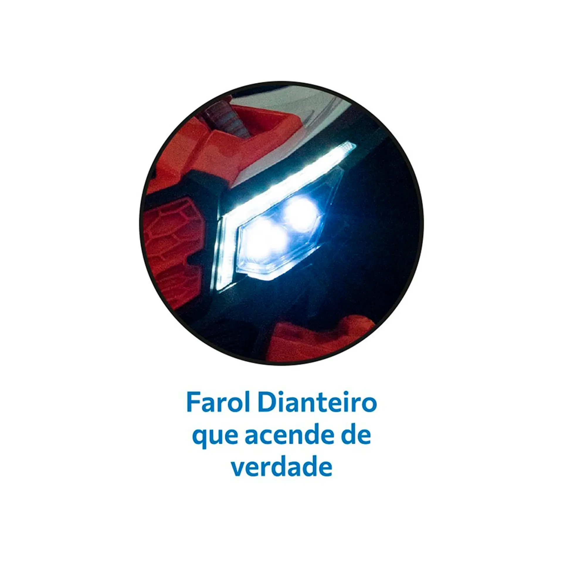Quadriciclo Elétrico Infantil com Farol e Controle Remoto Bandeirante - Preto - 12 Volts