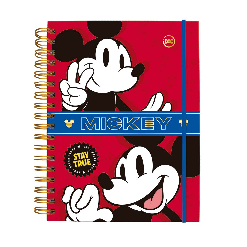 Caderno Universitário DAC Mickey Smart 80 Folhas 10 Matérias