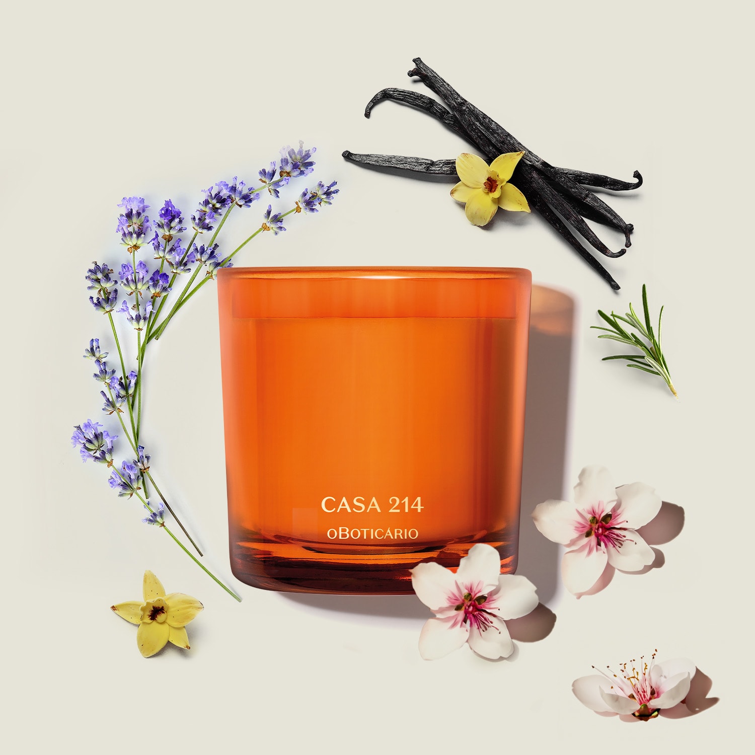 Vela Perfumada Casa 214 Vanilla Sublime 170g