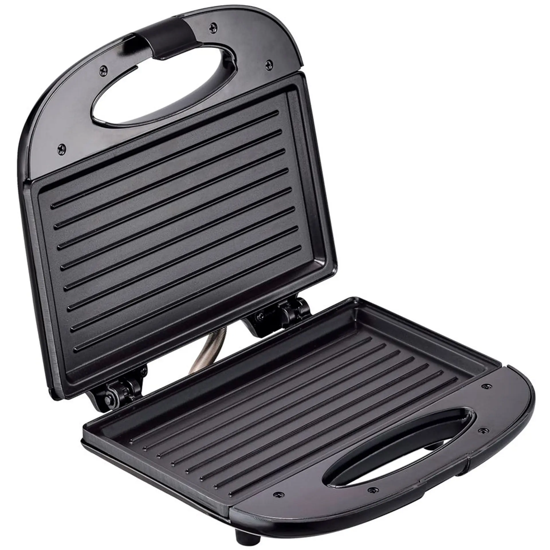 Grill Sanduicheira Arno Compacta SACB 700W Antiaderente Duplo Aquecimento - Preto - 110 Volts