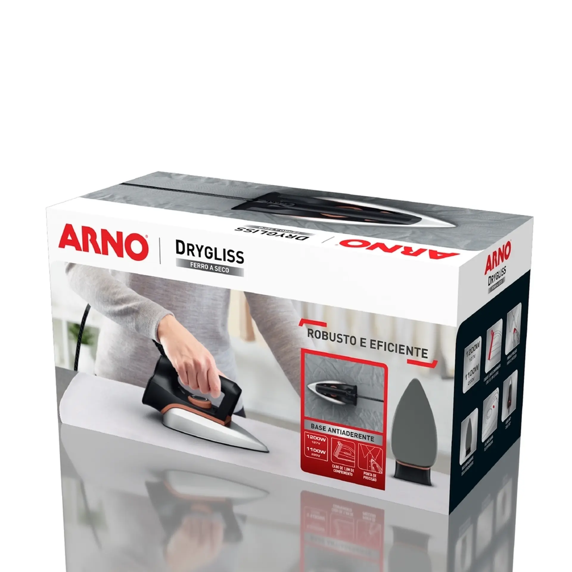 Ferro de Passar a Seco Arno Drygliss FS31 1200W - 110 Volts